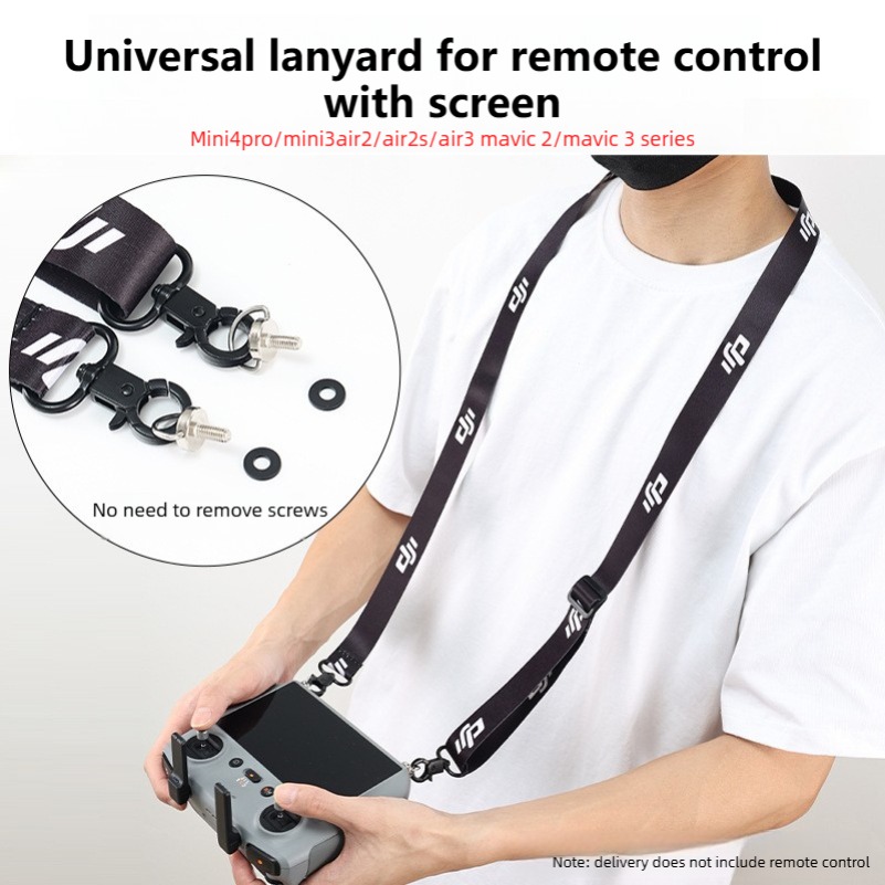 Fpv Drone - สายคล้องคอปรับระดับได้ ป้องกันการตก สำหรับรีโมทคอนโทรล DJI RC 2