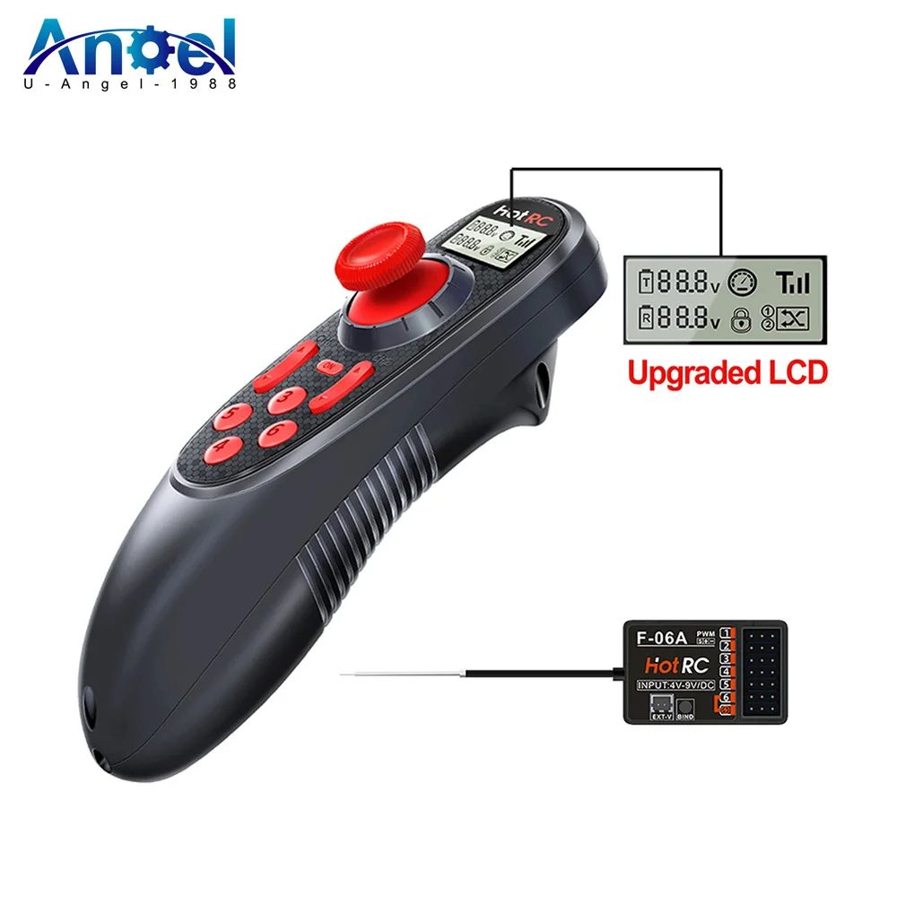 Radio Transmitter 2.4Ghz - HOTRC DS-600 6CH 2.4GHz เครื่องส่งสัญญาณวิทยุรีโมทคอนโทรลพร้อม DS