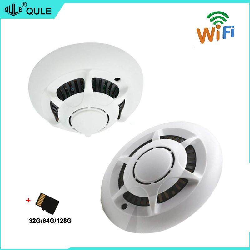 Smoke Stopper - เครื่องตรวจจับควันแบบหลายฟังก์ชัน กล้องซ่อน 4K WiFi เชื่อมต่อดูภาพระยะไกล
