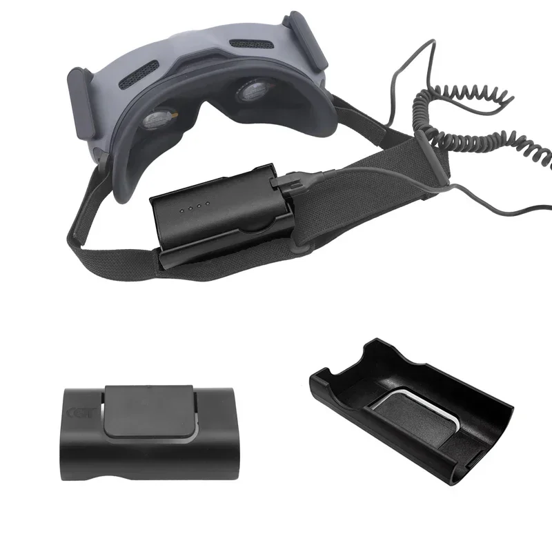 Drone Goggles Dji - แบตเตอรี่ผู้ถือแถบคาดศีรษะแบตเตอรี่กรณีเชลล์คลิปด้านหลังสําหรับ DJI Avata FPV แว่นตา V2