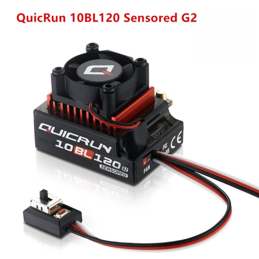 Drone Esc - FATJAY Hobbywing QUICRUN-10BL-120-G2 120A ESC เซนเซอร์