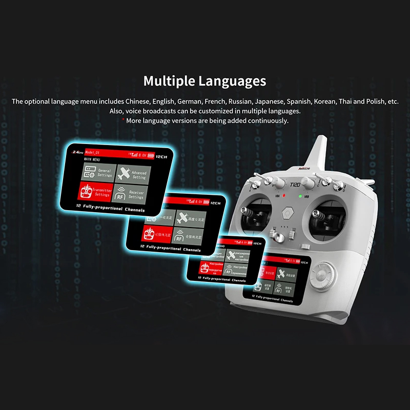 RadioLink T12D 12-Channel 2.4G - Radio Transmitter 2.4Ghz บทวิจารณ์และราคา