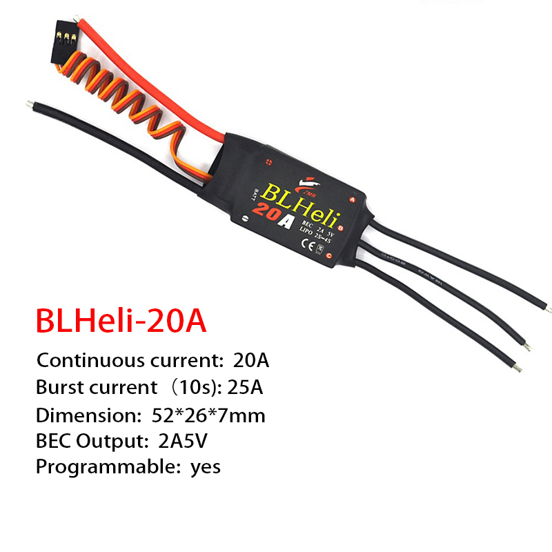 1-3 ชิ้น Brushless ESC BLHeli  - Fpv Drone บทวิจารณ์และราคา