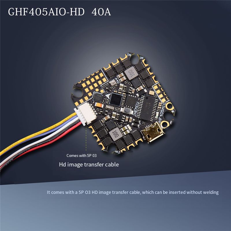 ABTI-GHF405AIO-HD 40A ชุดควบคุ - F405 Flight Controller บทวิจารณ์และราคา