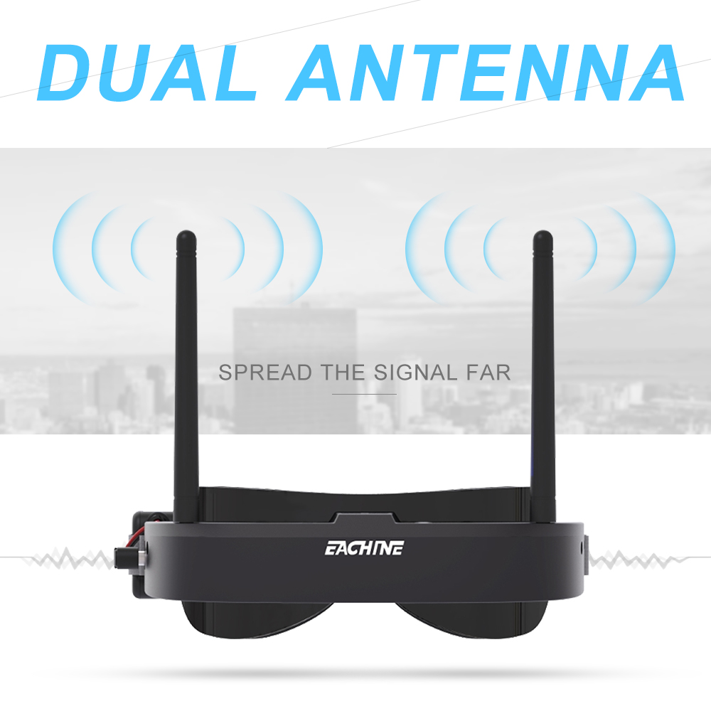 Eachine EV100 720*540 5.8G 72C - Goggles Fpv บทวิจารณ์และราคา