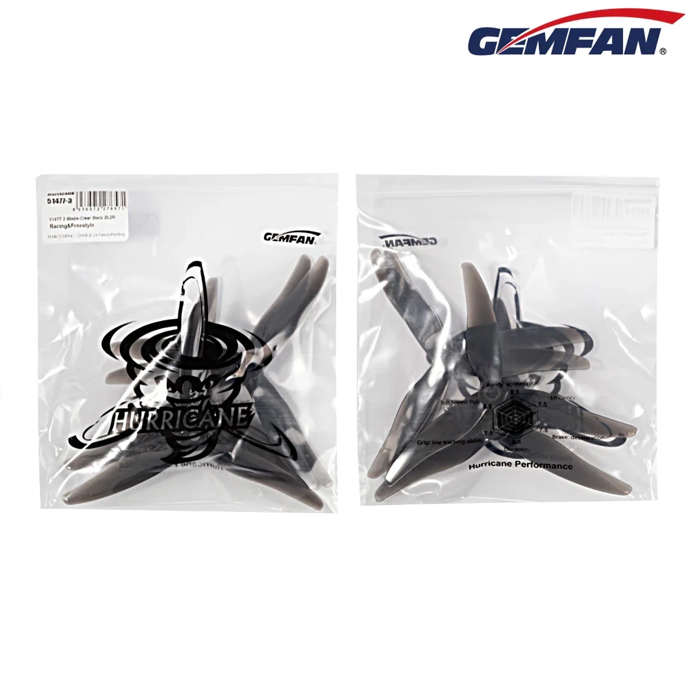 ใบพัด Gemfan JB Hurricane 5147 - 5 Inch Propeller บทวิจารณ์และราคา