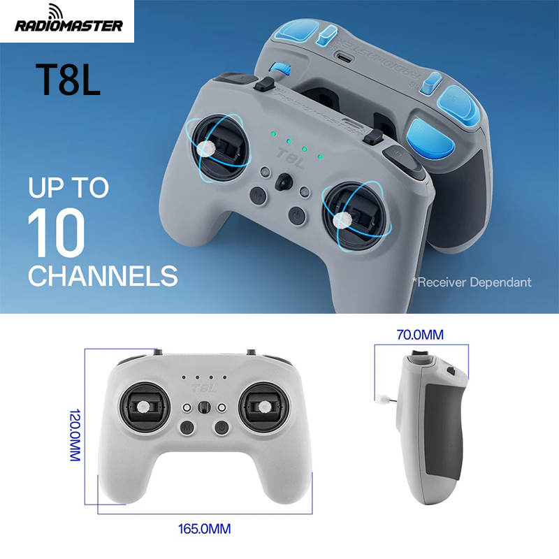 วิทยุควบคุม RadioMaster T8L รุ - Radio Transmitter 2.4Ghz บทวิจารณ์และราคา