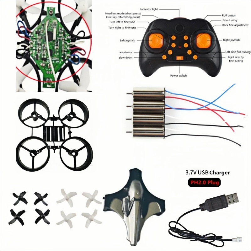 ชุดโดรน DIY ครบชุด 2.4G 6Axis  - Drone Battery Charger บทวิจารณ์และราคา