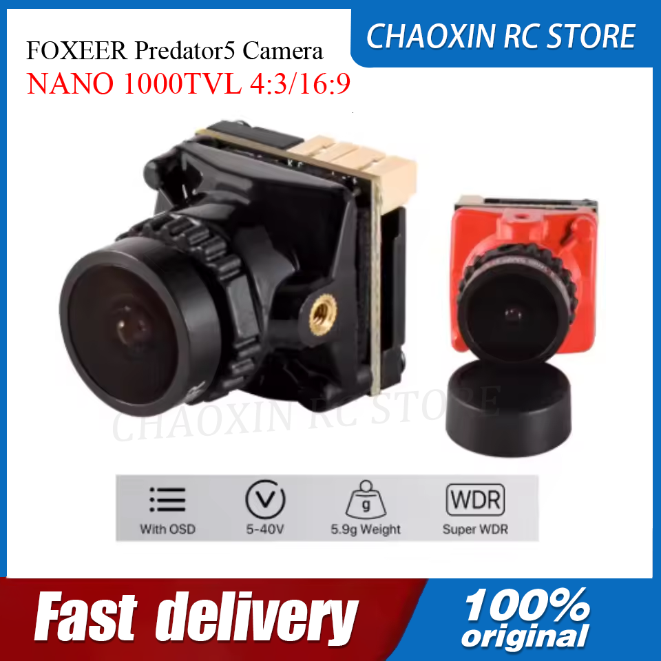กล้อง FOXEER Predator5 NANO 10 - Drone With Camera บทวิจารณ์และราคา
