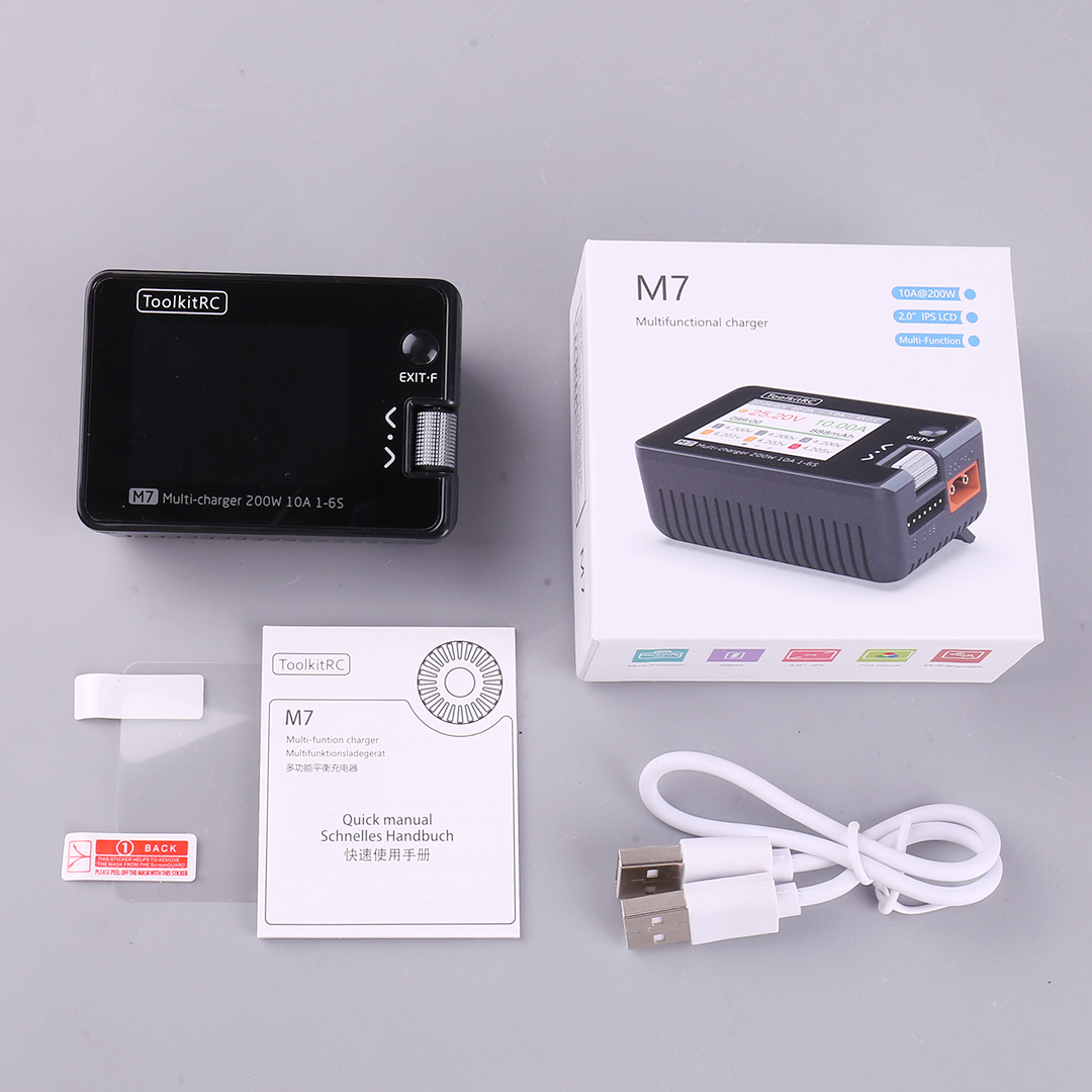 ToolkitRC M7 200W 10A เครื่องช - Lipo Battery 6S บทวิจารณ์และราคา