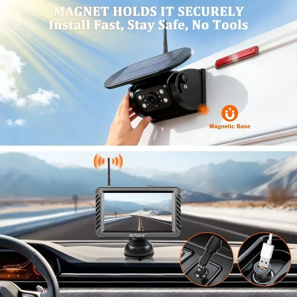 กล้องมองหลังไร้สายแม่เหล็ก X5  - Hd Zero Camera บทวิจารณ์และราคา