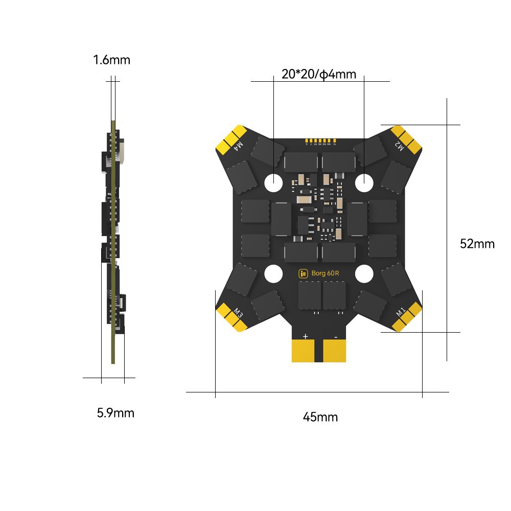 iFlight Borg Mini H7 (ICM42688 - Drone Esc บทวิจารณ์และราคา