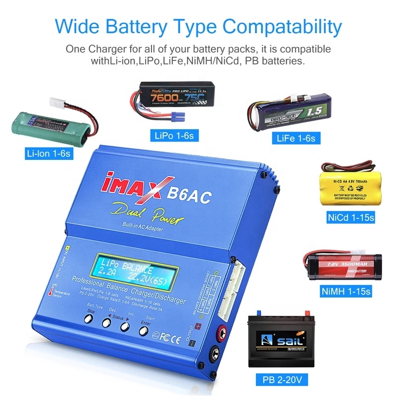 เครื่องชาร์จ IMAX B6AC RC 80W  - Balance Charger Rc บทวิจารณ์และราคา